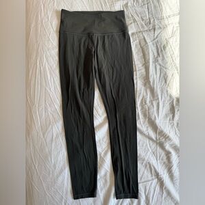 Athleta green high-waisted XS leggings